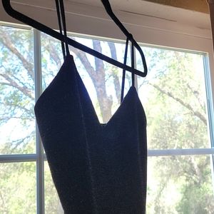 Sparkly thong bodysuit
